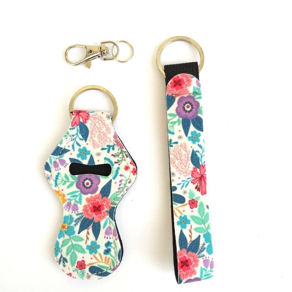 5 for $25 Stocking Stuffers Wrist Strap Lip Balm Holder Keychain Lipstick Keycha